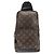 Borsa a tracolla Louis Vuitton Monogram Macassar Avenue Marrone