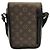 Louis Vuitton Monogram Macassar Archie Messenger PM Marrone - vista 2