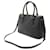 Borsa Galleria Medium con Triangolo Prada Nero - vista 3