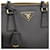 Borsa Galleria Medium con Triangolo Prada Nero - vista 8