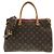 Borsa Louis Vuitton Monogram Pallas Marrone