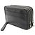 Clutch Louis Vuitton Taiga Neo Pavel Nero Grigio - vista 3
