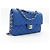 Timeless Borsa a patta classica media Chanel in agnello trapuntato blu - vista 5