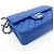 Timeless Borsa a patta classica media Chanel in agnello trapuntato blu - vista 6