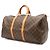 Borsa Boston Louis Vuitton Monogram Keepall 50 Marrone - vista 3