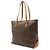 Borsa Tote Cabas Mezzo Monogram Louis Vuitton Marrone - vista 3
