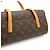 Borsa Louis Vuitton Monogram Sonatine Marrone - vista 6