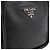Mini borsa a tracolla Prada Vitello Daino Nero - vista 7