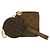 Pochette Trio Monogram Giant Louis Vuitton Marrone