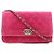 Borsa a tracolla con catena Chanel Boy Chanel Matelassé Rosa - vista 2