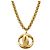 CHANEL Coco Mark CC Gliederkette mit Durchbruch-Design Golden - Ansicht 2