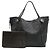 Borsa Tote Louis Vuitton Monogram Mahina Hina MM Nero - vista 2