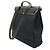 Hermès Borsa Hermes Herbag MM in Toile Officier e pelle nera Nero - vista 3