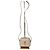 YVES SAINT LAURENT Borsa Camera Monogram Small in Pelle Grena Beige