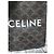 Céline CELINE Triomphe Canvas Calfskin Mini Vertical Tote Brown/Black Marrone Monogramma - vista 6