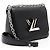 Borsa a Spalla Louis Vuitton Epi Leather Twist PM Nero - vista 2
