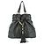 Gucci Leder Tote Bag Sienna Schwarz
