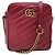 Borsa a tracolla in pelle Gucci GG Marmont Rosso