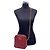 Borsa a tracolla in pelle Gucci GG Marmont Rosso - vista 2