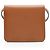Fendi Borsa a tracolla piccola in pelle di vitello e cristalli Fab Marrone - vista 3