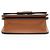 Fendi Borsa a tracolla piccola in pelle di vitello e cristalli Fab Marrone - vista 4