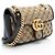 Borsa a patta piccola Gucci Matelasse GG Canvas GG Marmont Marrone Beige - vista 2