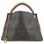 Louis Vuitton Stoff Tragetasche Artsy Braun