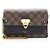 Cartera Vavin con cadena Louis Vuitton Damier Ebene Negro