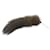 Fendi Sable Fur Charm Brown  - view 2