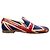 Jimmy Choo Union Jack Opera Schuhe Blau - Ansicht 6