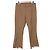 Pantaloni bootcut Marni con zip all'orlo Beige