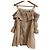 Autre Marque Camicetta GRACE CONTINENTAL con ricamo orientale Beige