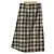Autre Marque Falda larga de cuadros Domino Tan Mark Kenly Beige - vista 4