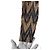 Autre Marque Vestido Power Net con Estampado Chevron VIVIENNE TAM Castaño - vista 5