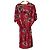 Autre Marque Vestido Power Net VIVIENNE TAM Roja - vista 3