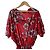 Autre Marque Vestido Power Net VIVIENNE TAM Roja - vista 4