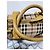 Borsa Burberry Haymarket Panel Blaze Beige/Giallo - vista 10