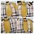 Borsa Burberry Haymarket Panel Blaze Beige/Giallo - vista 11
