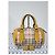 Borsa Burberry Haymarket Panel Blaze Beige/Giallo - vista 3