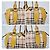 Borsa Burberry Haymarket Panel Blaze Beige/Giallo - vista 7
