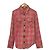 Autre Marque Camicia di flanella roar Swarovski Rosa