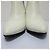 Céline Celine Side Gore Short Booties Lederstiefel Weiß - Ansicht 14