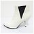 Céline Celine Side Gore Short Booties Lederstiefel Weiß - Ansicht 3