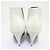 Céline Celine Side Gore Short Booties Lederstiefel Weiß - Ansicht 4