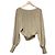 Autre Marque Cárdigan plisado ETRE TOKYO Beige - vista 3