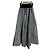 Autre Marque Gonna lunga con mix vichy And Couture Nero - vista 2