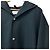 Autre Marque Abrigo PONCHO CON CAPUCHA CON BOTÓN DE PRESIÓN THE RERACS Negro - vista 2