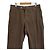 Autre Marque Pantaloni in cotone GTA SLIM FIT Marrone - vista 3