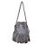 Autre Marque Borsa a tracolla bucket con frange Carnival J&M Davidson Marrone - vista 3