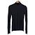 Top a collo alto e maniche lunghe Burberry Nero